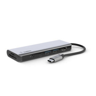 BELKIN ADATTAT0RE HUB USB-C 7 IN 1 PD HDMI 35MM SD